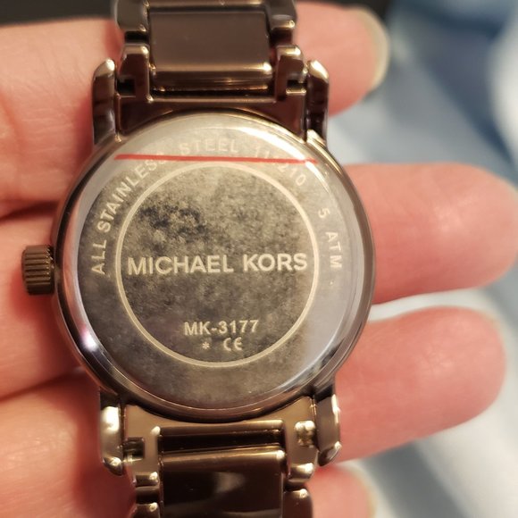 Michael Kors Woman's Watch in Chocolate - Picture 3 of 5